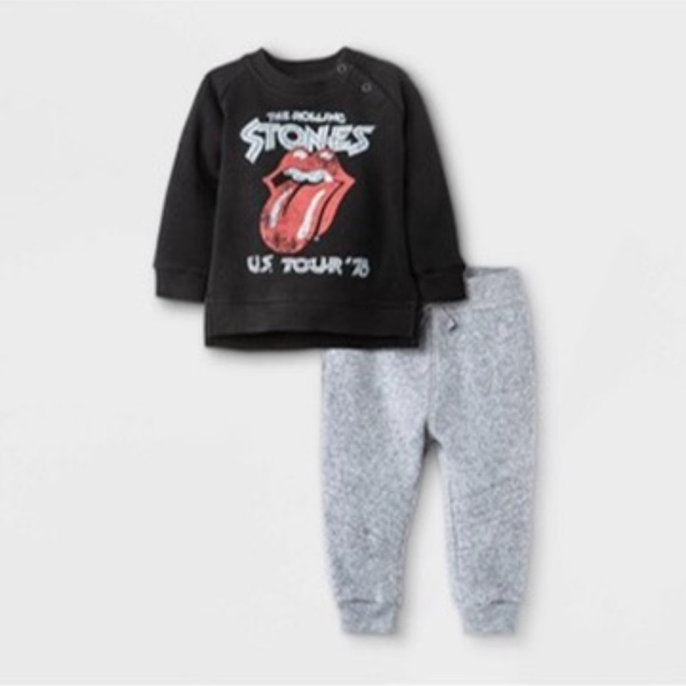 Rolling Stones baby outfit sz 3-6 months